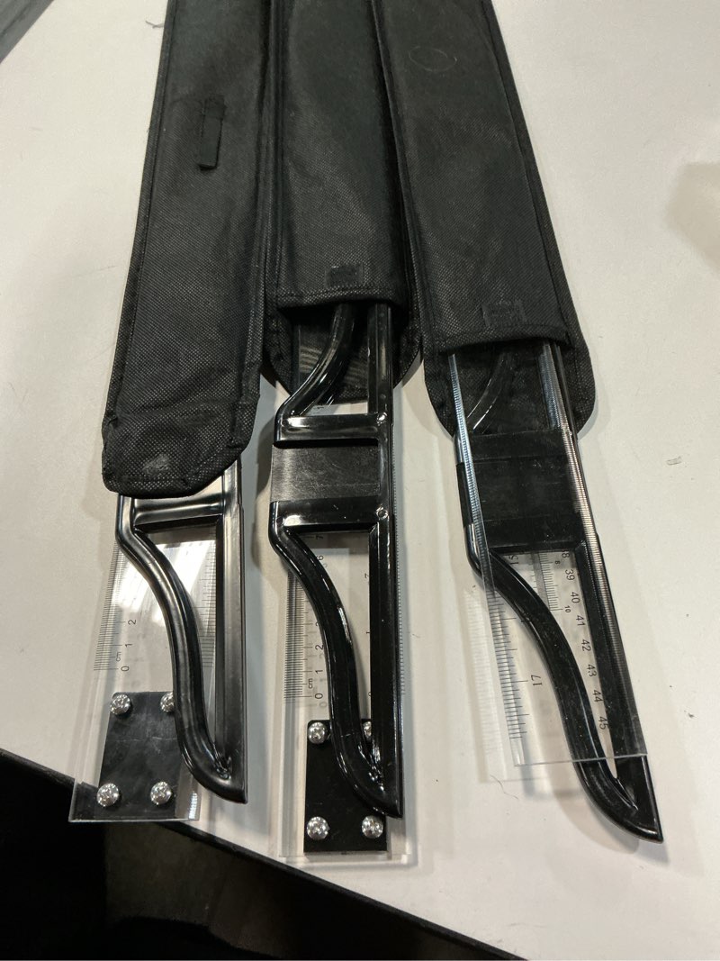 Condition photo showing Good Condition for LEIFIDE 3 Pcs Acrylic T Square Ruler Multi Sized T Square Traditional Acrylic Graduated in Inch and Metric Detachable Ruler Measuring Scale for Art Framing and Drafting