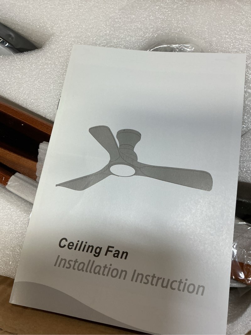 Condition photo showing New/Like New for wac smart fans swirl 3-blade led smart ceiling fan