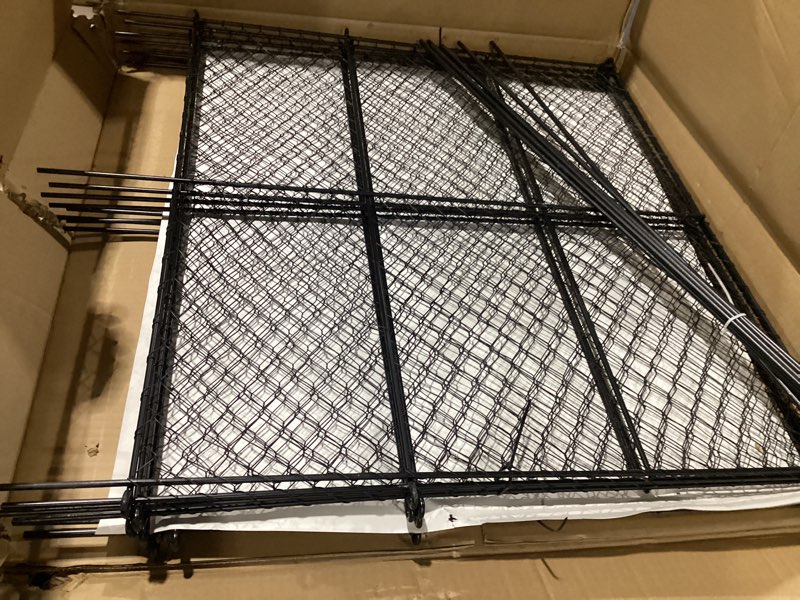 Condition photo showing Good Condition for 8 panels chicken wire plant protectors, 19ft(l) x 24in(h) plant protectors from animals, raised garden bed fencing, garden protection bunny barricades from chicken squirrels for vegetables 24 in(h) x 19 ft(l)