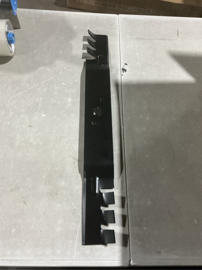 Condition photo showing Good Condition for rotary 15.4" 14420 aftermarket replacement commercial toothed mulching lawn mower blade