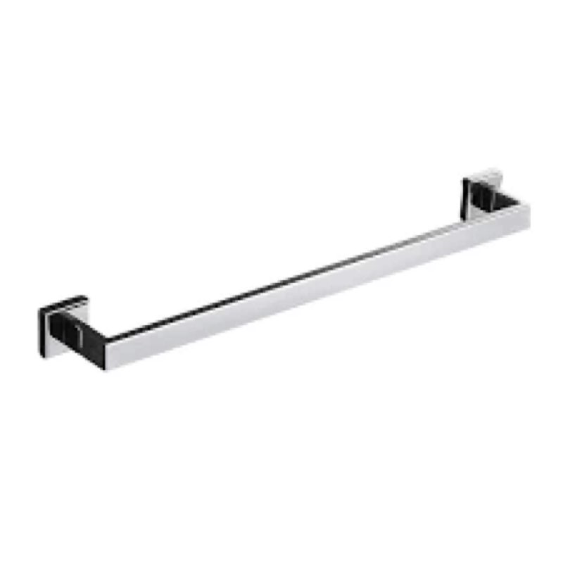 NearMoon Bathroom Towel Bar, Bath Accessories Premium Thicken Stainless Steel Square Shower Towel Rack for Bathroom, Towel Holder Wall Mounted (Chrome Finish, 24 Inch)
