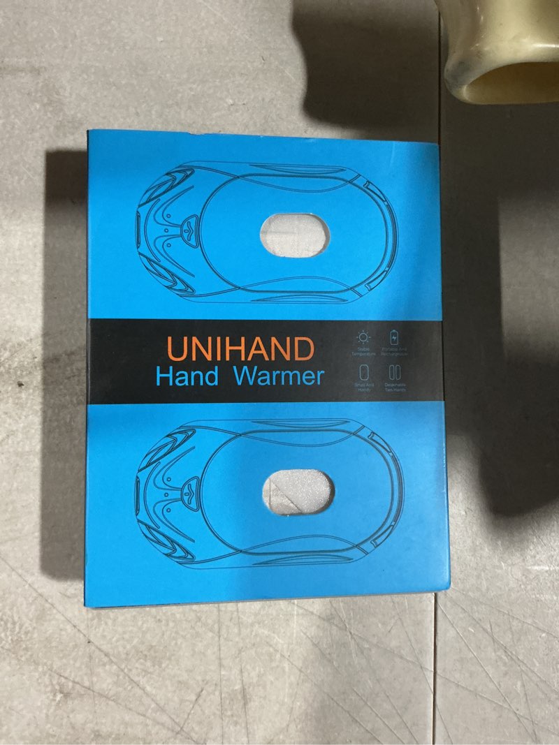 Condition photo showing Good Condition for ai hand warmers rechargeable 2 pack, ai smart chips electric hand warmers, 20hrs long safe heat, portable pocket heater, gifts for christmas, outdoor, hunting, golf, camping accessories champagne