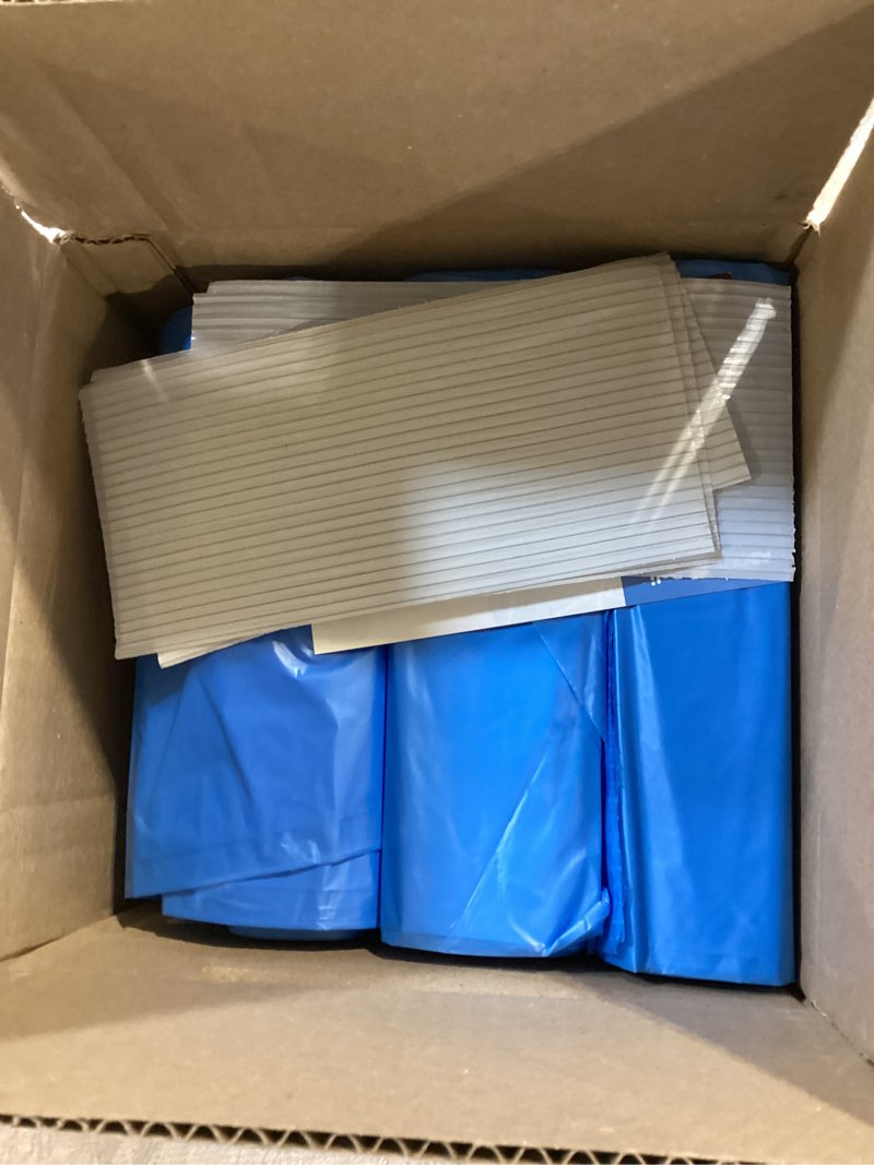 Condition photo showing Good Condition for reli. supervalue 33 gallon recycling bags (120 count) made in the usa - blue trash bags, 30-33 gallon | recycling, garbage | 33gal with 30gal - 35gal capacity
