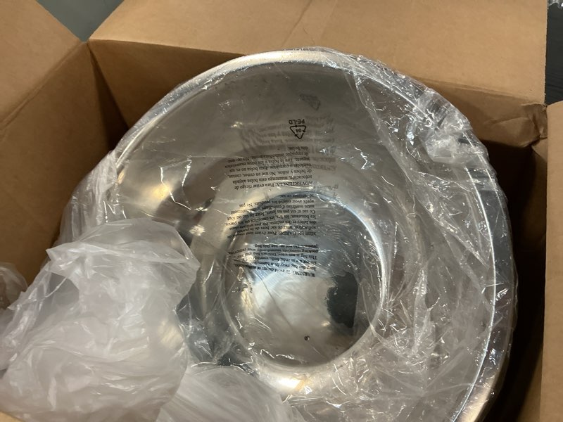 Condition photo showing Good Condition for Winco 16 Quart Heavy-Duty Stainless Steel Mixing Bowl 16 Quart Economy