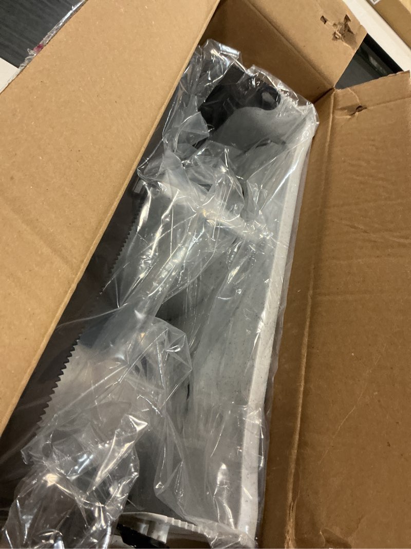 Condition photo showing Good Condition for san jamar twin 9  jumbo tissue dispenser  19 x 5 1/4 x 12  transparent black pearl