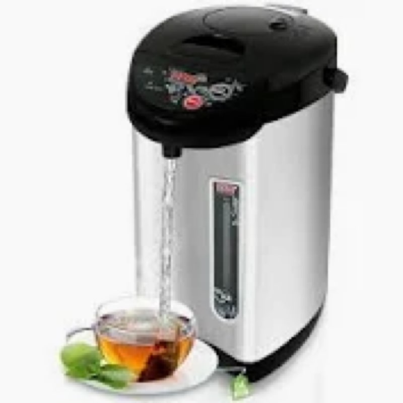 NutriChef Hot Water Urn Pot Insulated Stainless Steel,Auto & Manual Dispense,Auto Boiler,Safety Lock