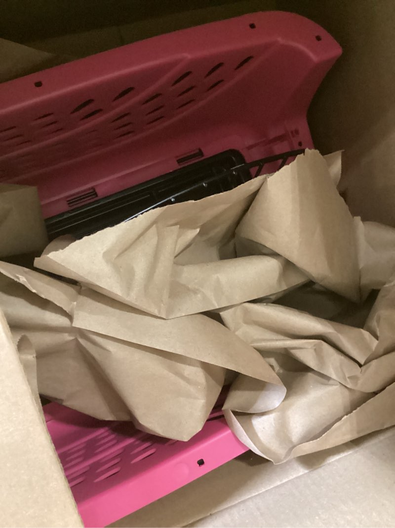 Condition photo showing Good Condition for petmate dog crates for small dogs & cat carriers, two-door plastic pet kennel, top & front loading, xs 19" for dogs up to 10 lb, pink two-door 19.0"l x 10.0"w x 13.0"h pink