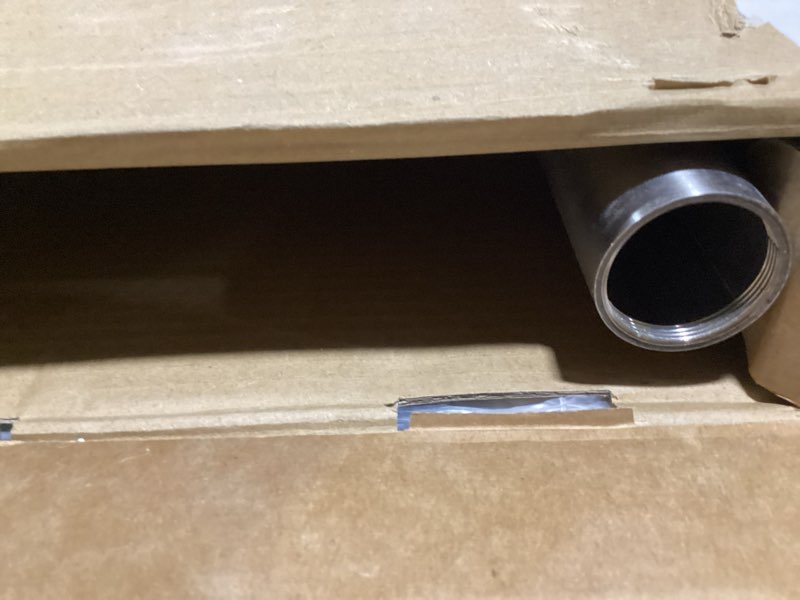Condition photo showing Good Condition for Senlesen Brushed Nickel Bathroom Single Handle Freestanding Bathtub Faucet Floor Mounted Waterfall Tub Filler with Hand Shower Set