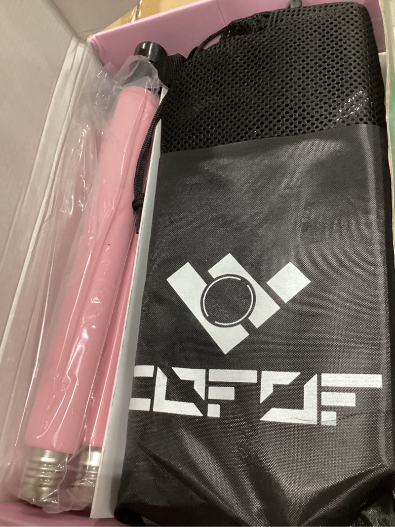 Condition photo showing Good Condition for cofof pilates bar kit with resistance bands, multifunctional yoga pilates bar with heavy-duty metal adjustment buckle, portable home gym pilates resistance bar kit for women full body workouts pink