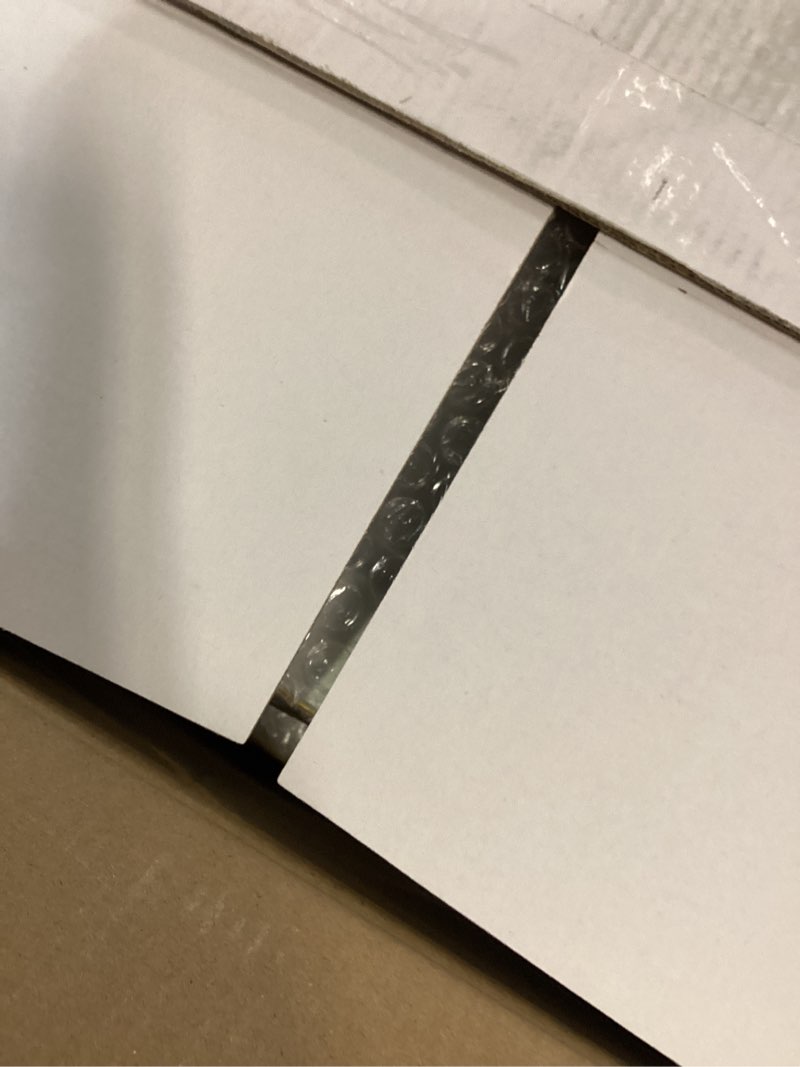 Condition photo showing New/Like New for 120pcs pearl white plastic plates, heavy duty disposable party plates with gold rim, 60 dinner & 60 dessert for parties and wedding peal white 120pcs