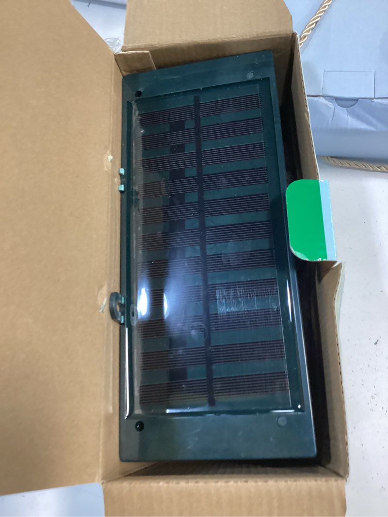 Condition photo showing As Is for 2026 solar bird repellent devices outdoor with dual speakers,pigeon deterrent for balcony patio pool garden fruit trees orchard,motion sensor flash light bird scare device for house porch rooftop 1 plastic
