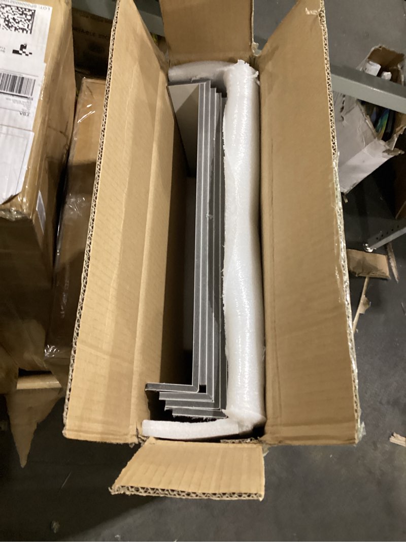 Condition photo showing New/Like New for 5 pack 33x16in wire shelf cover for pantry, closet, kitchen – waterproof pvc wood-look wire rack covers for shelves, multiple no-tool installation 33x16x2in walnut