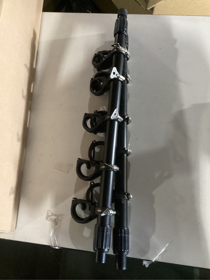 Condition photo showing Good Condition for hikeen fishing rod holder for car, vehicle fishing pole holder roof rack inside,5 rod capacity, heavy duty adjustable 29-48 inch, fishing rod carrier pole storage for suv, car