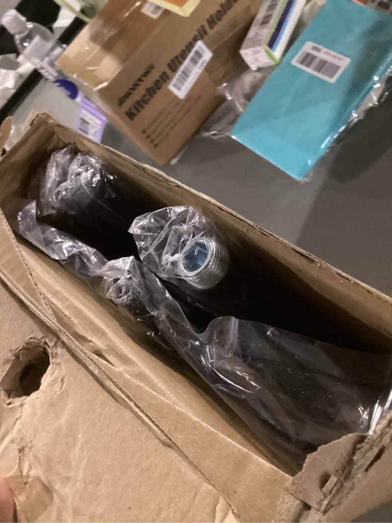 Condition photo showing New/Like New for ERYTLLY Bird House Pole Mount Kit 80 Inch - Adjustable Hummingbird Bird Feeder Post Support Rod Universal Stand Set with 5 Prongs for Outdoor, Yard, Garden Decor, Black 80 Inch with Mount Kit