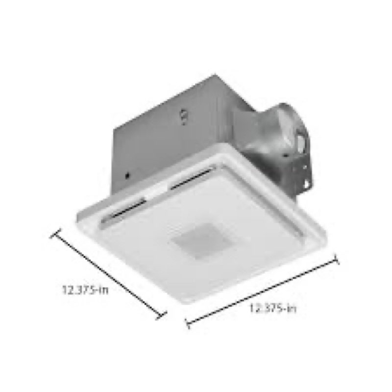 Homewerks 7130-13-BT White Decorative LED, Bluetooth Bathroom Exhaust Fan NEW 