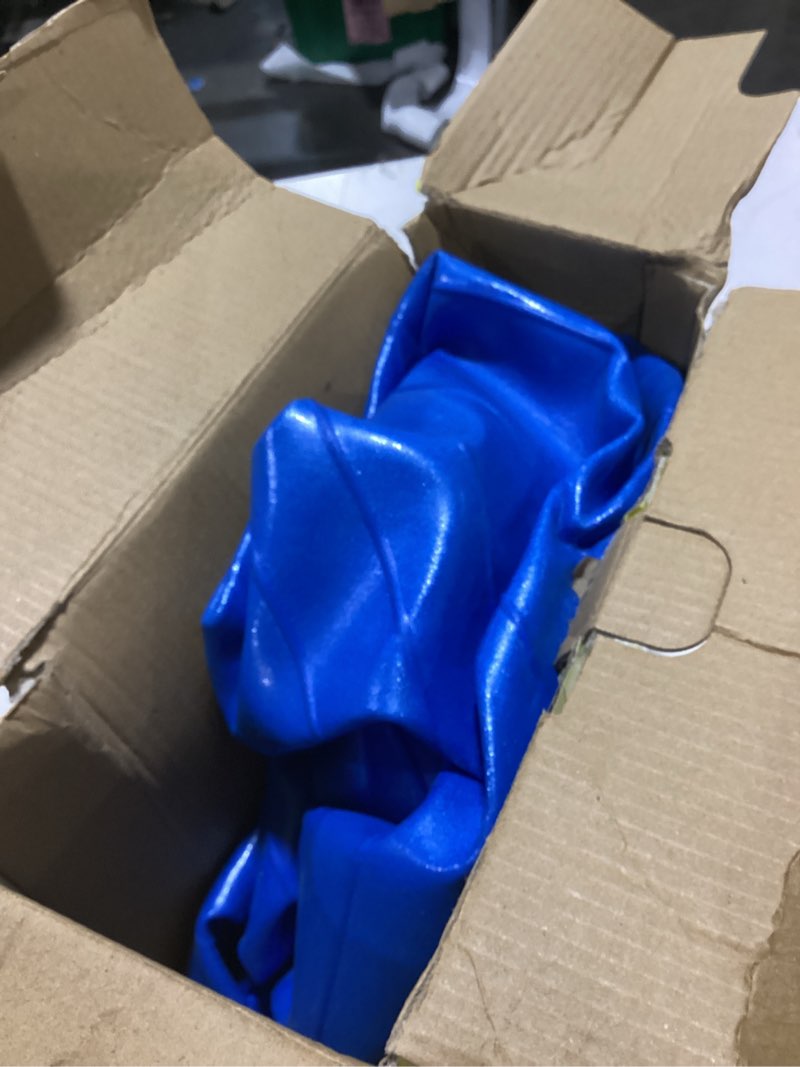 Condition photo showing As Is for probody pilates exercise ball - multiple sizes gym grade balance ball for fitness, yoga, workout, pregnancy & physical therapy blue l: 23-26 inches/58-65 cm