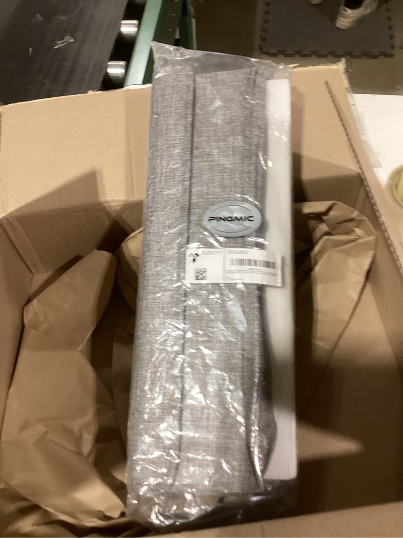 PINGMIC Gray Sock Organizer Divider 2 Pack with Lid - 30 Cell Foldable Closet Storage, Tie Organizer