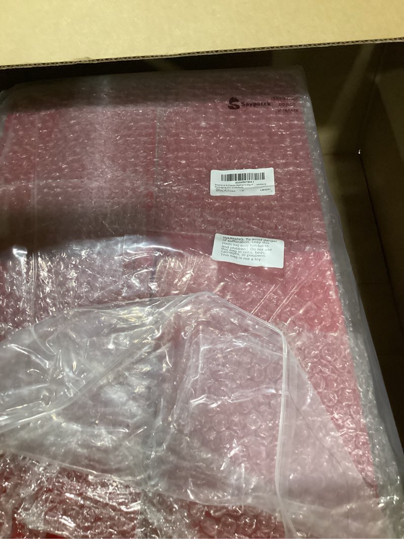 Condition photo showing Good Condition for 8 pieces mother's day flower mom boxes for arrangements empty mom letter shaped gift boxes for floral treat chocolate strawberry packaging diy craft(red)