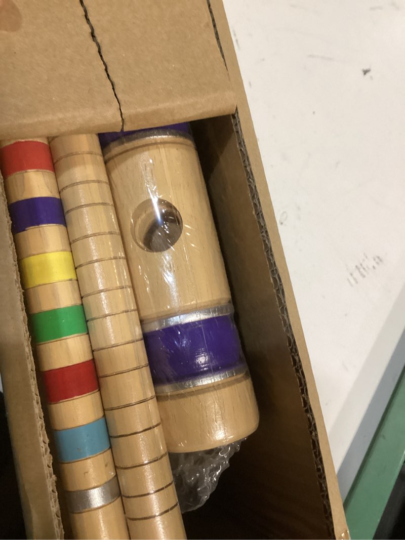 Condition photo showing New/Like New for apudarmis six player croquet set with premiun rubber wooden mallets 28in,colored ball,wickets,stakes - lawn backyard outdoor game set for adults/teenagers/family (large carry bag including) 28'' standard