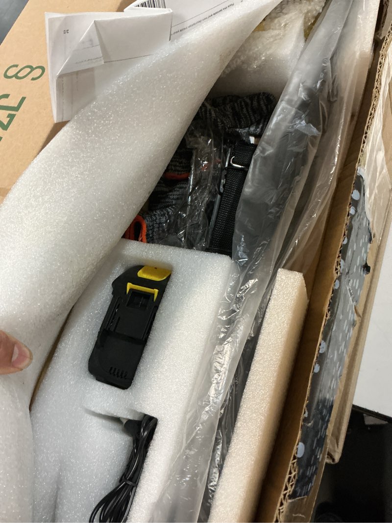 Condition photo showing Good Condition for brushless 2-in-1 cordless pole saw & mini chainsaw, 2× 21v 4.0ah battery powered 8 inch chain,max 16 ft & multi-angle electric pole saw for tree trimming, christmas gifts for father,husband,men yellow-8inch4.0ah