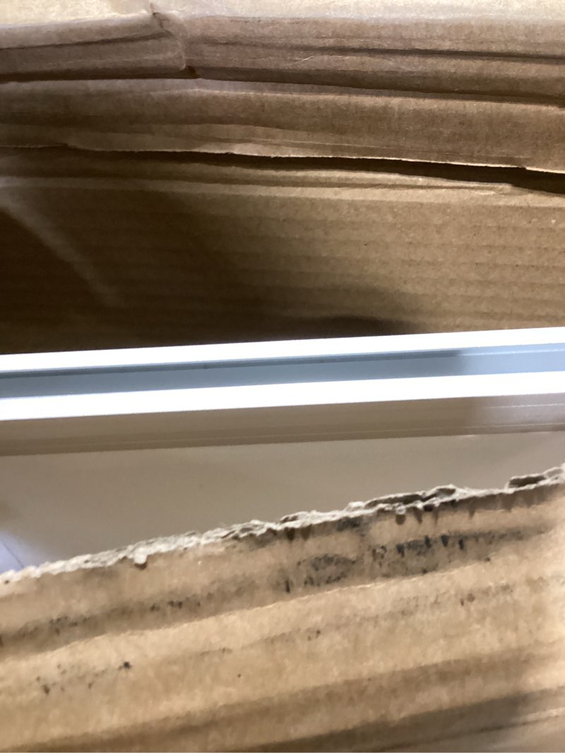 Condition photo showing Good Condition for develop magnetic white board dry erase, 32 x 44 inch, dry erase board aluminum frame for wall, hanging whiteboard with detachable marker tray for planning, kitchen, memo, school, home, office