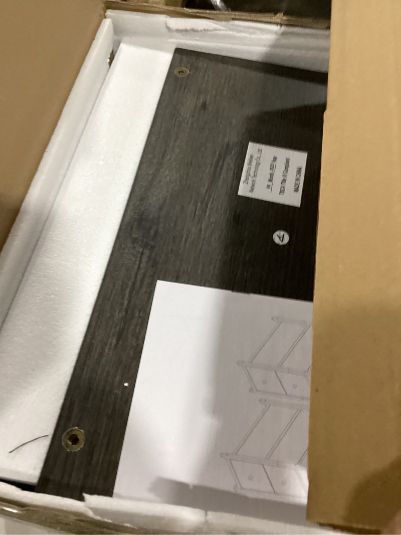 Condition photo showing Good Condition for TUTOTAK Small Narrow End Table, Set of 2, Side Table, Nightstand with 2 Cloth Drawers, Couch Table, for Living Room, Bedroom, Bedside, Charcoal Grey TB01BY054 Charcoal Grey Ordinary