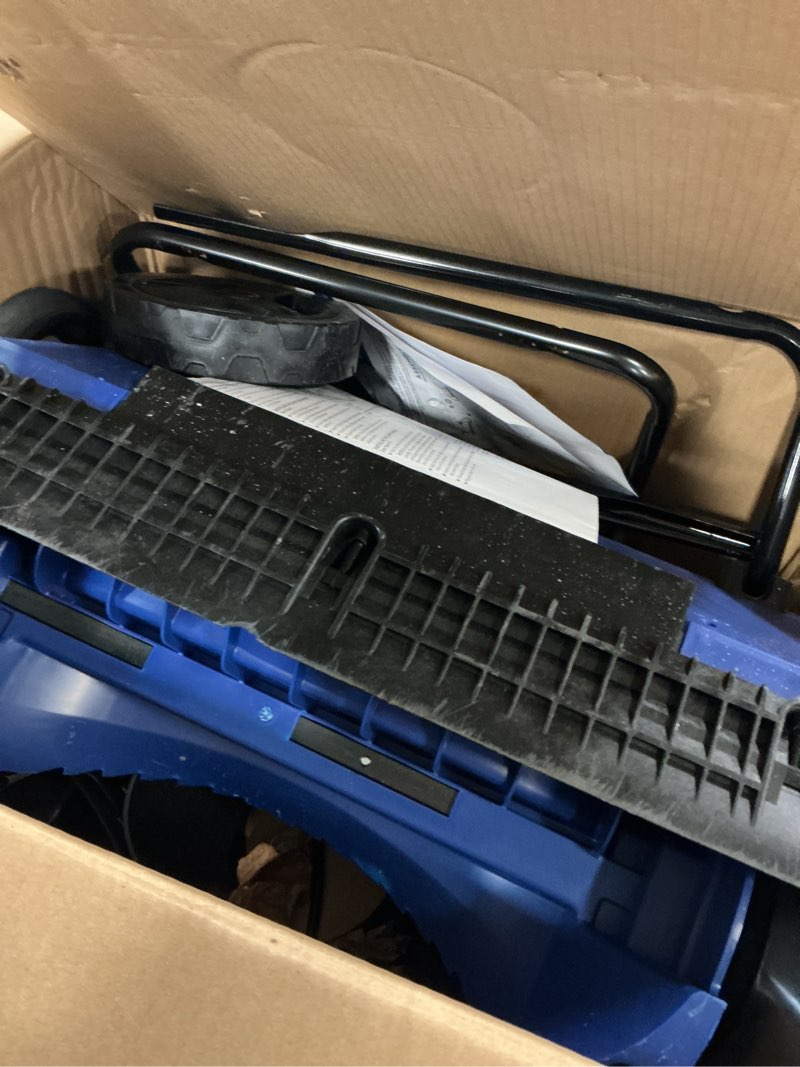 Condition photo showing As Is for Westinghouse WSnow23 Corded Snow Blower 23 Inch, Dual LED Lights, 1800W Watt Motor, Electric Snow Blower with 25ft Throwing Distance, Plows 800lbs/min, Adjustable Chute