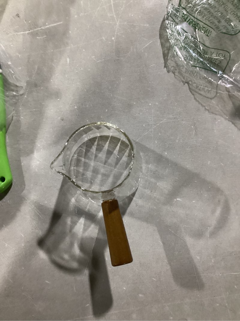 Condition photo showing Good Condition for Espresso Cups 6OZ, Espresso Accessories, Expresso Shots Cup, Espresso Shot Glass with V-Shaped Mouth, Ribbed Milk Frothing Pitcher, Glass Measuring Cup 1