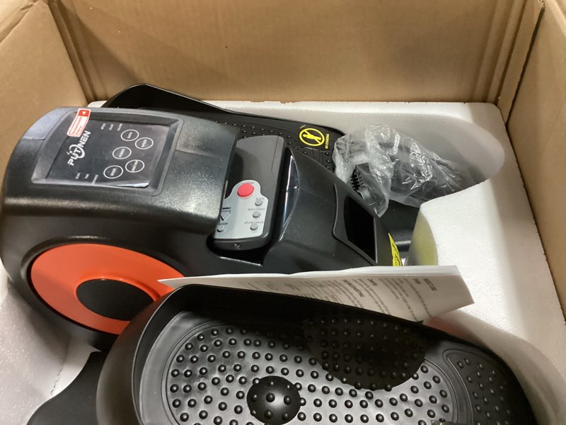 Condition photo showing Good Condition for Under Desk Elliptical Machine, Electric Elliptical Leg Exerciser for Seniors with 12 Adjustable, Portable Quiet Elliptical Exercise Machine, Seated Pedal Exerciser with Remote Control