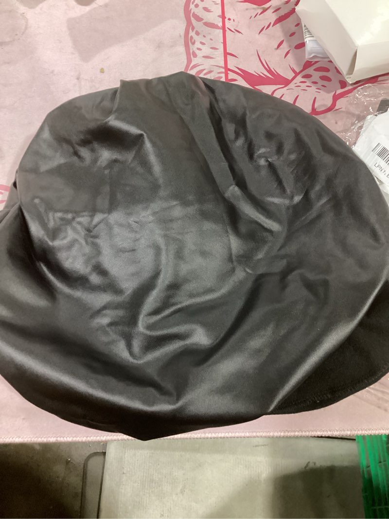 Condition photo showing Good Condition for shukii stool covers -pu bar stool slipcover with elastic, waterproof, round seat covers (2 pack) black l (14"-16") 2 counts
