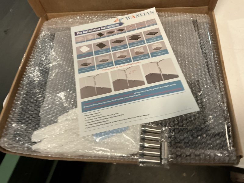 Condition photo showing Good Condition for Football Helmet Display case Full Size,Self-Assembly Acrylic Helmet Display Case with Black Protection Holder Base,UV Protection Clear Sports Memorabilia Showcase for Basketball Sneakers Full Size Football Helmet