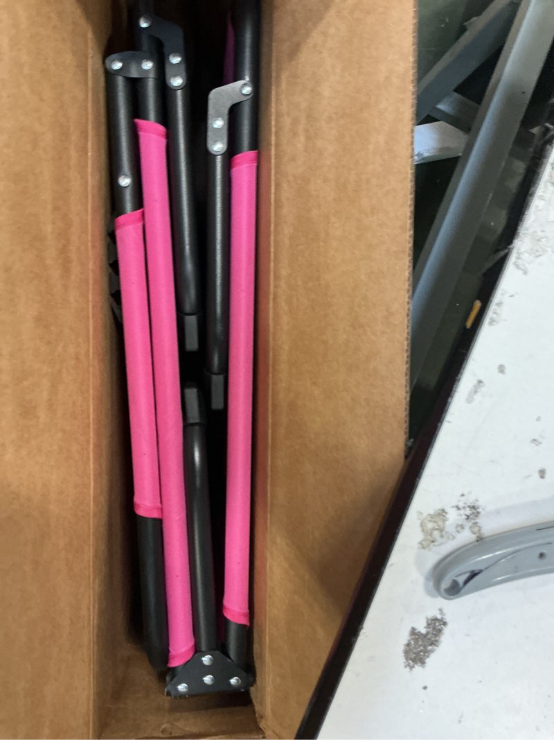 Condition photo showing Good Condition for Fodlable BBL Chair with Hole, Adjustable 5-Position Lawn Chair for BBL Chaise Lounge After Surgery Recovery Bed for Patio Garden Poolside Outdoor Yard Beach (Pink)