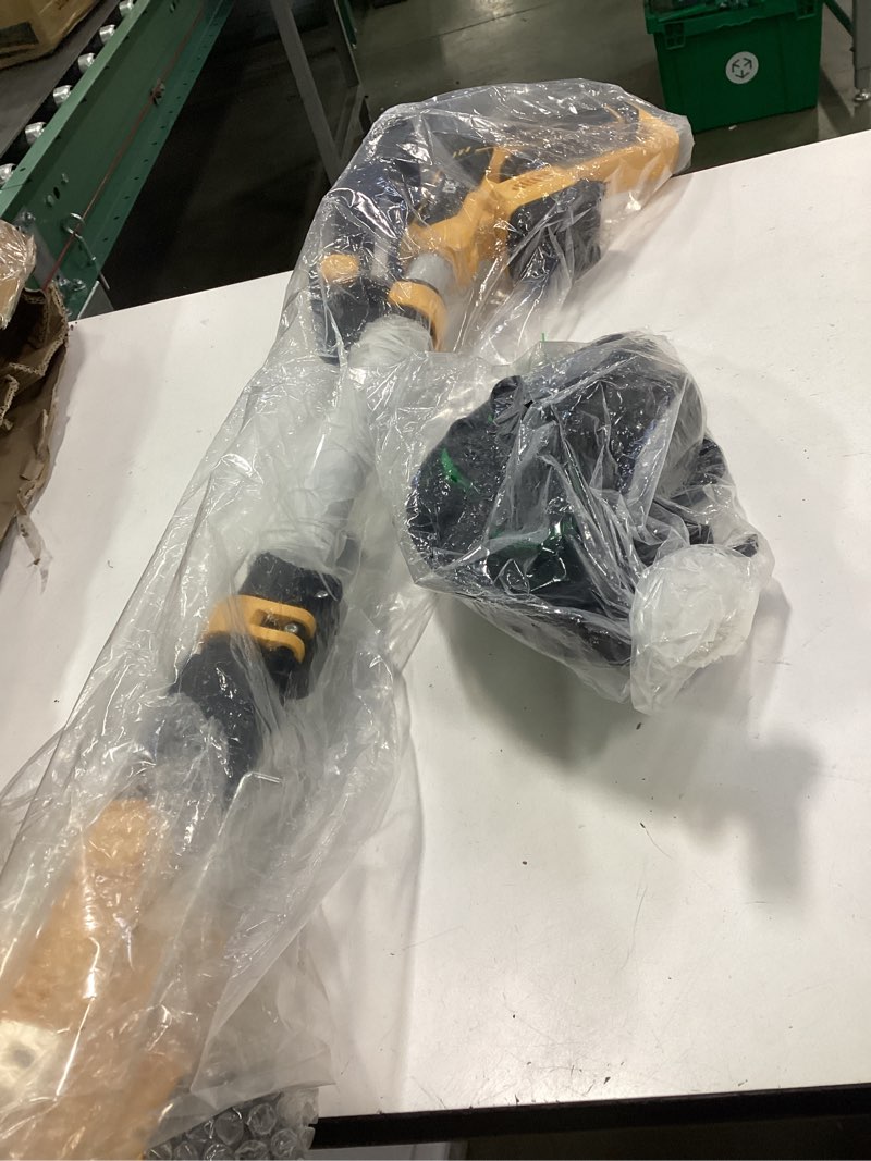 Condition photo showing As Is for (Incomplete) Cordless Weed Wacker, for Dewalt 20V Battery, 3 in 1 Battery Powered Weed Eater & Edger & Mower with Auto Line Feed, 20000 RPM 12 Inch Brushless Grass Trimmer, 6 Line Spools String Trimmer for Lawn