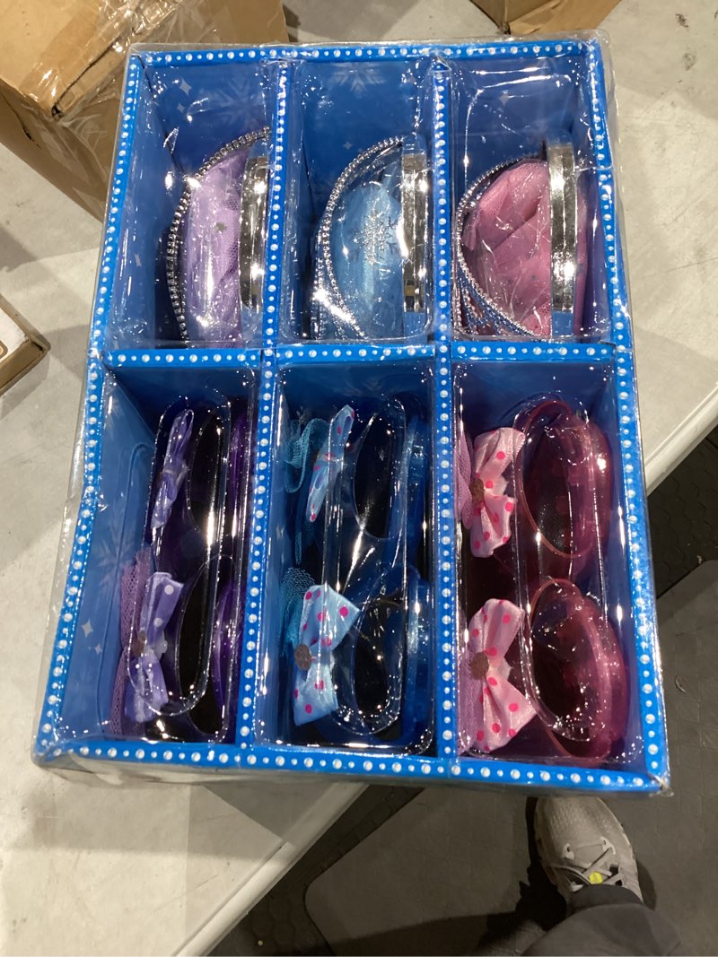 Condition photo showing New/Like New for princess dress up toys & jewelry boutique, girls role play gift for 3+ year old girl toddler ?b-day party favors colorful