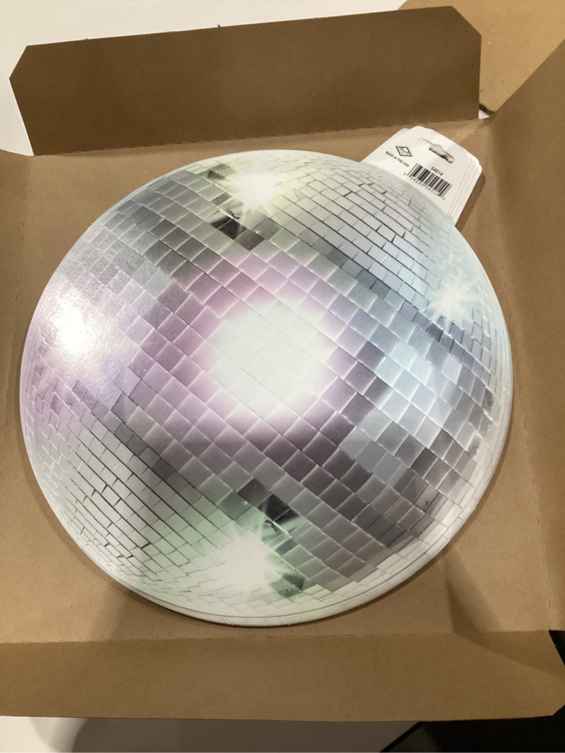 Condition photo showing Good Condition for Beistle 24-Pack Disco Ball Cutout, 13-1/2-Inch