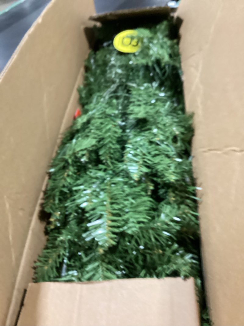 Condition photo showing Good Condition for 4ft green christmas tree - premium hinged artificial small christmas tree, canadian fir full bodied 4 feet tree with 320 tips, lightweight and easy to assemble holiday décor tree with metal stand