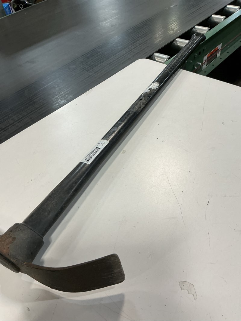 Condition photo showing As Is for glorousamc Forged Adze Pick, Weeding Mattock Hoe Pick Mattock with Fiberglass Handle, Garden Pick, Great for Loosening Soil, Archaeological Projects (5LB-with 36" Fiberglass Handle