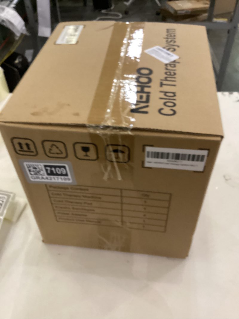 nehoo cold therapy system, programable ice therapy machine for knee after surgery, post-surgery cont