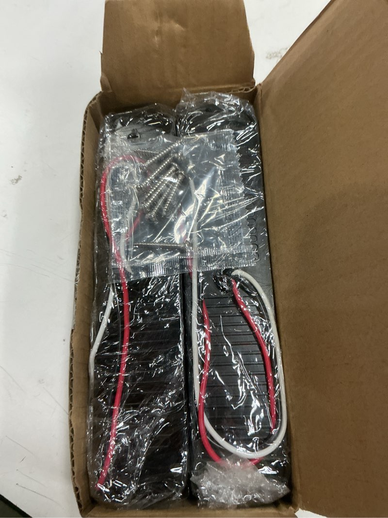 Condition photo showing New/Like New for 4Pcs 7.5" Inch Red LED Trailer Stop Brake Turn Tail Lights Bar, 24-LED Ultra Slim Trailer Side Marker Clearance Lights Bar Stop Turn Tail IP68 Waterproof Surface Mount for Boat Trailer Truck RV Van