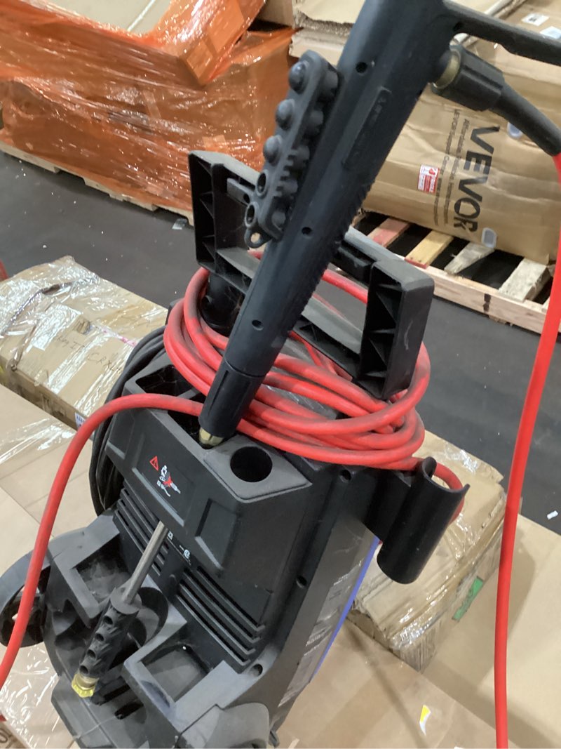 Condition photo showing As Is for AR Blue Clean BC383HSS Electric Pressure Washer-2150 PSI, 1.6 GPM, 13 Amps Quick Connect Accessories, Telescopic Handle, On Board Storage, Portable Pressure Washer, High Pressure, Car Washer, Patio