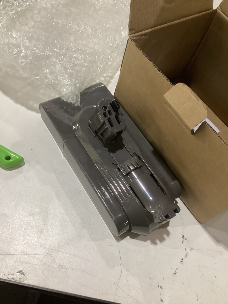 Condition photo showing New/Like New for Not tested!!! Upgraded 9000mAh V15 Click in Battery Compatible for Dyson V15 Detect etc. Cordless Vacuum, Part No. 970938-01 SV15 SV16 SV22 970425-01, 25.2V Battery Click in Type