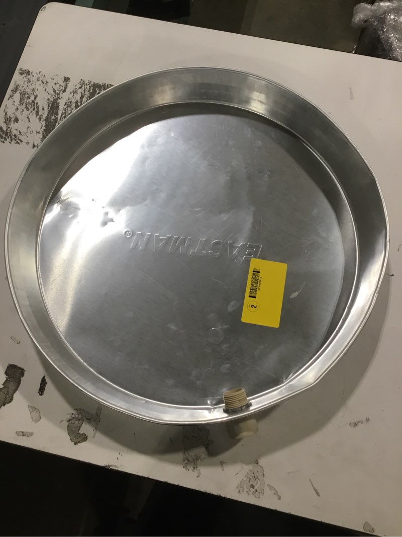 Condition photo showing As Is for EASTMAN 20-in Water Heater Drain Pan 1-in CPVC