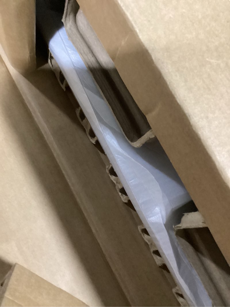 Condition photo showing As Is for screen display damaged lenovo l27h-4a monitor, 27" qhd ips panel display, 100hz, hdr10, usb-c- waves maxxaudio®, 1ms mprt, cloud grey nearedgeless design 27" qhd 100hz usb-c