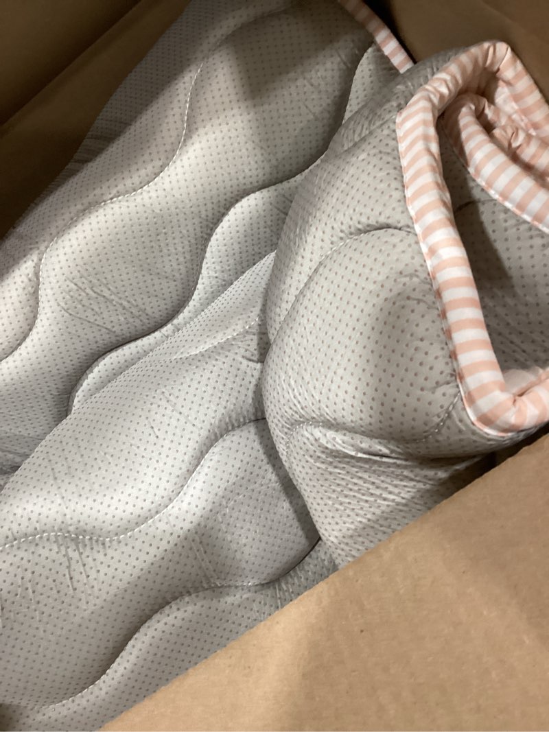 Condition photo showing Good Condition for Mallify Baby Play Mat 50"x50", Non-Slip Baby Mat for Floor, Soft Thicker Playpen Mat, Portable Playmat, Crawling Mat for Infants, Babies, Toddlers, Activity Mat, Pink Pink 50"x50"