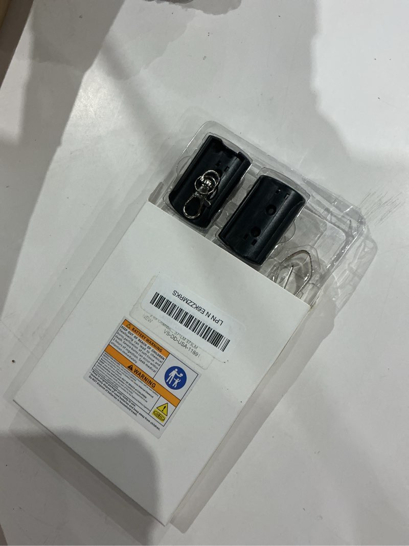 Condition photo showing As Is for 2 for chamberlain liftmaster craftsman garage door opener remote keychain 893lm 893max 891lm 971lm 973lm 371lm 373lm black*2
