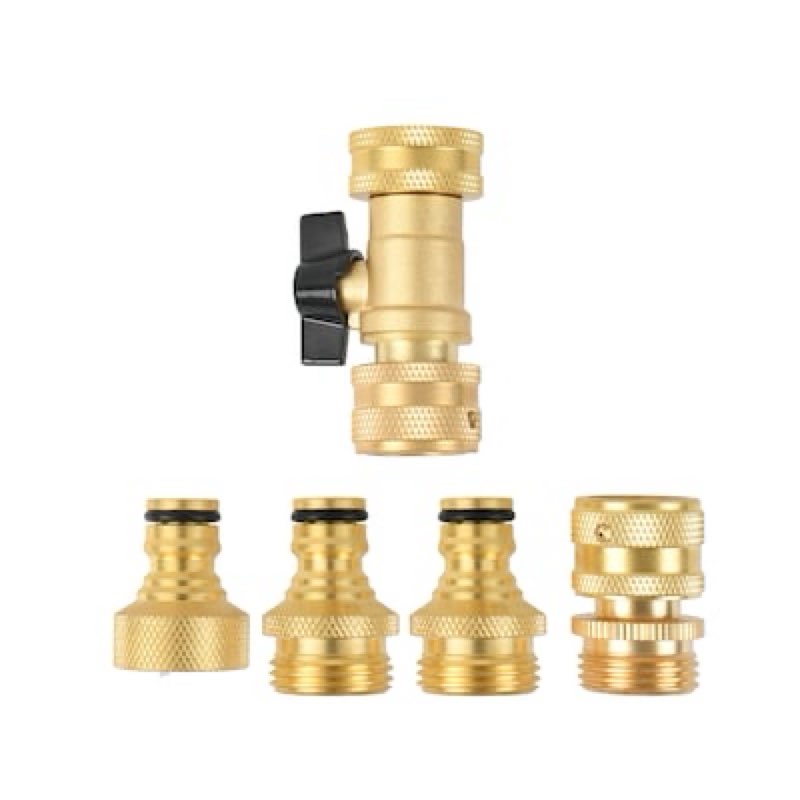 kobalt brass quick connector set