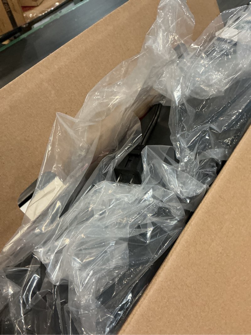 Condition photo showing As Is for utilitech 20-in 120-volt 3-speed high velocity indoor black box fan