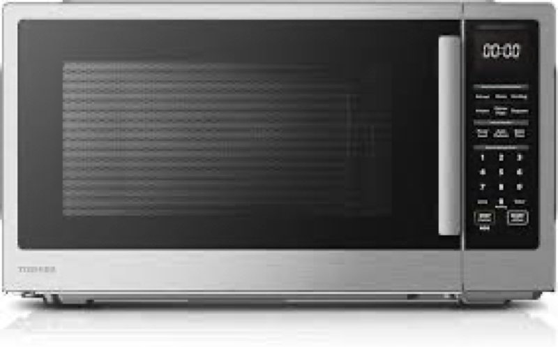 TOSHIBA ML4-EM22PAIT(SS) Countertop Microwave Oven with Sensor Cook, 6 Auto Menus, Origin Inverter, 