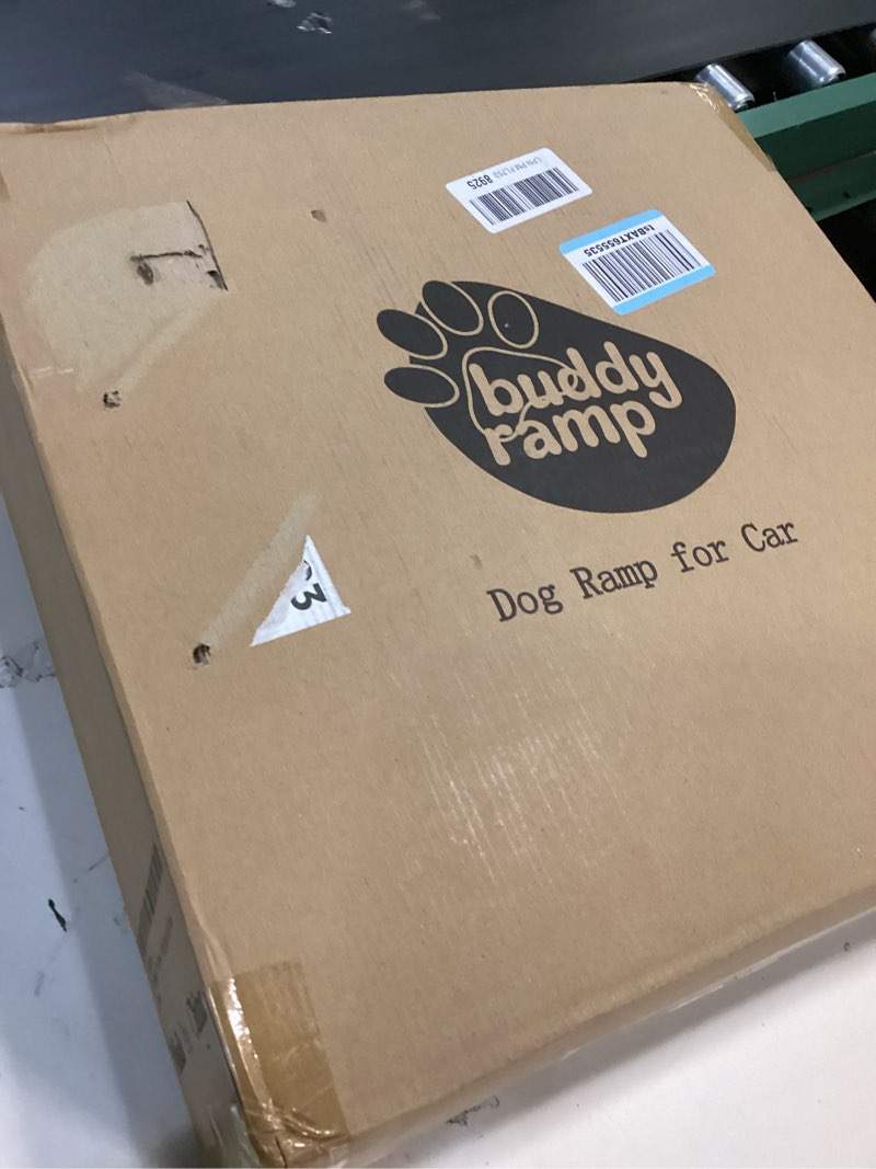 Condition photo showing Good Condition for dog ramp for car & back seat cover bundle – 63” foldable non-slip dog ramp + waterproof 57” bench seat protector – portable pet ramp & car seat cover for suv, truck & car travel