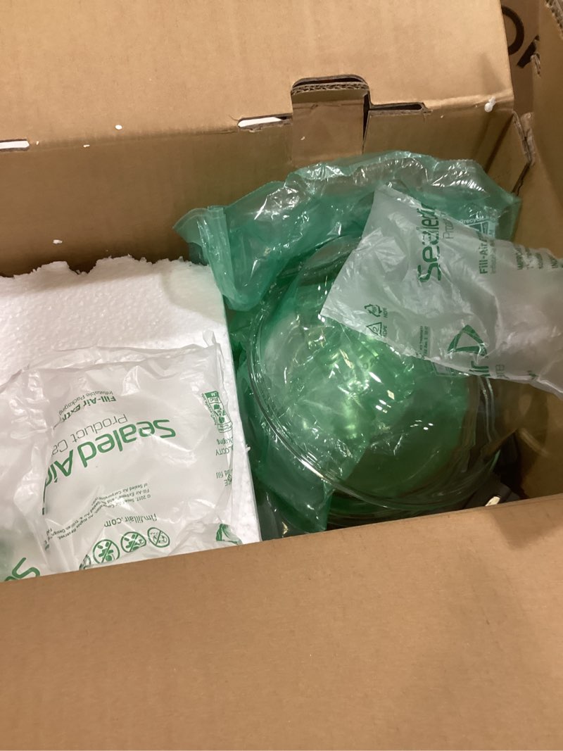 Condition photo showing New/Like New for 12-Pack Glass Containers with Tempered Lids – Borosilicate, Oven-Safe(-4°F~950°F), Airtight, BPA-Free, Multi-Size for Meal Prep, Dishwasher Safe (Gray)